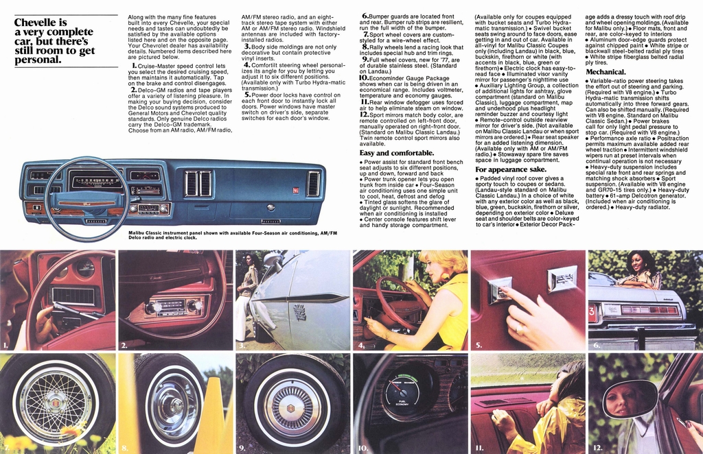 1977 Chev Chevelle Revised Brochure Page 3